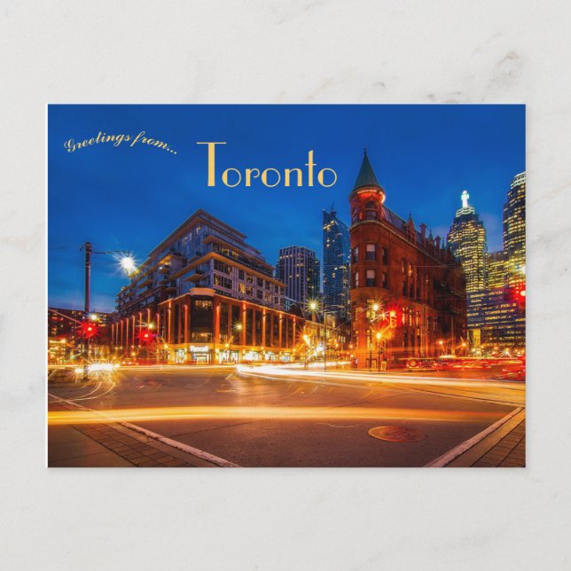 Carte Postale Édifice Gooderham Flatiron Édifice Toronto (Devant)