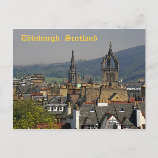 Carte Postale Édimbourg, Écosse (Devant)