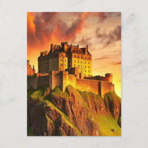 Carte Postale Edimbourg, Ecosse, Heure d'or