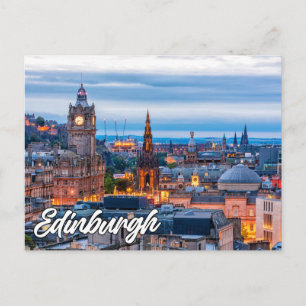 Carte Postale Édimbourg, Écosse, Royaume-Uni