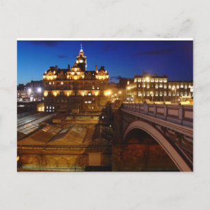 Carte Postale Edimbourg la nuit