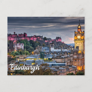 Carte Postale Edimbourg pittoresque, Ecosse, Royaume-Uni