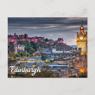 Carte Postale Edimbourg pittoresque, Ecosse, Royaume-Uni