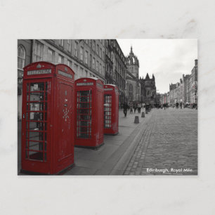Carte Postale Edimbourg Royal Mile Écosse