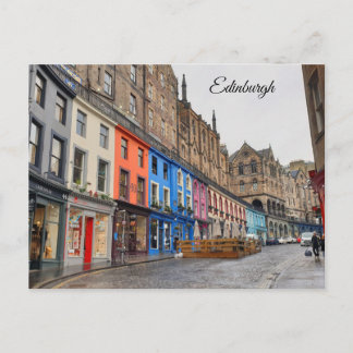 Carte Postale Édimbourg - rue Victoria