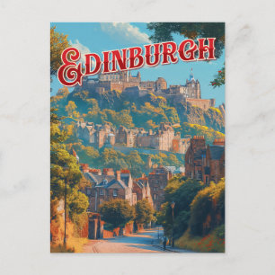 Carte Postale Édimbourg vintage