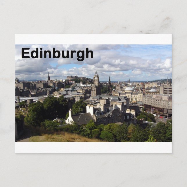 Carte Postale Edimbourg vue (St.K.) (Devant)