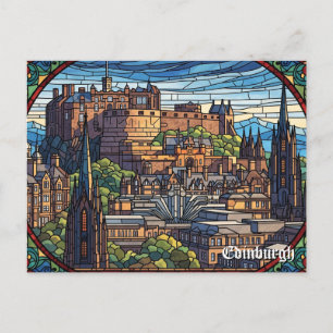 Carte Postale Edinburgh Castle Scotland Travel