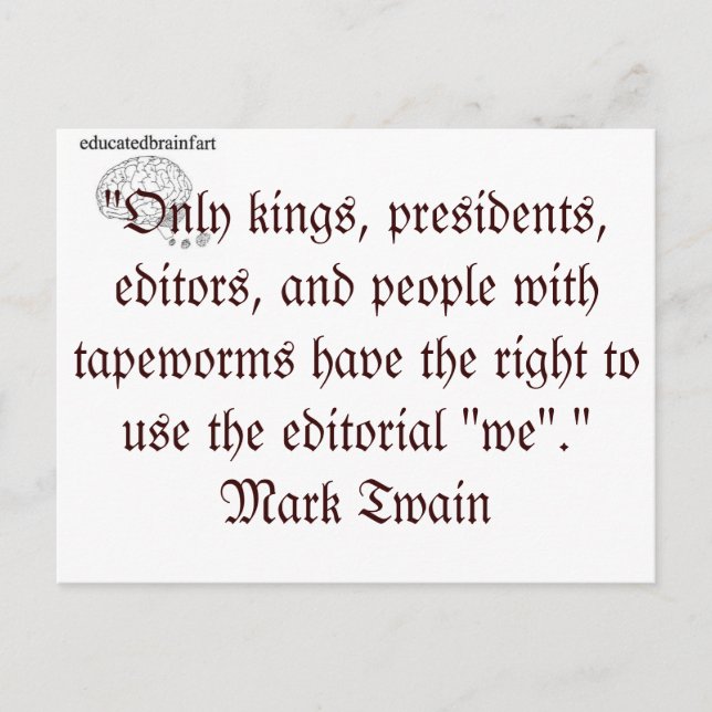 Carte Postale Editorial "nous" (Devant)