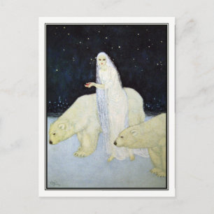 Carte Postale Edmund Dulac - La neigeuse