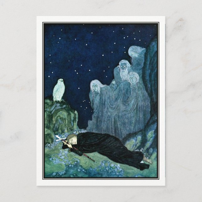 Carte Postale Edmund Dulac - Le Rêveur des rêves (Devant)