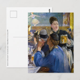 Carte Postale Edouard Manet - Coin d'un Café-Concert