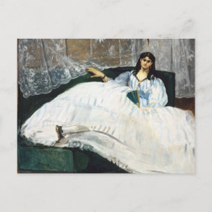 Carte Postale Edouard Manet - Femme avec ventilateur