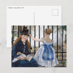 Carte Postale Edouard Manet - Le Chemin De Fer