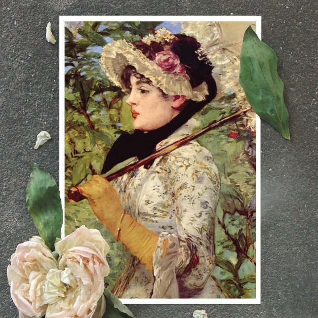 Carte Postale Edouard Manet Spring Impressionniste Portrait (Créateur téléchargé)
