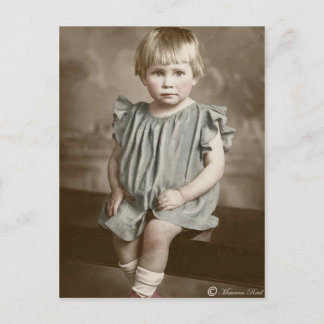 Carte postale édouardienne victorienne Sepia teint