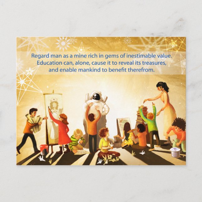 Carte Postale Éducation (Devant)