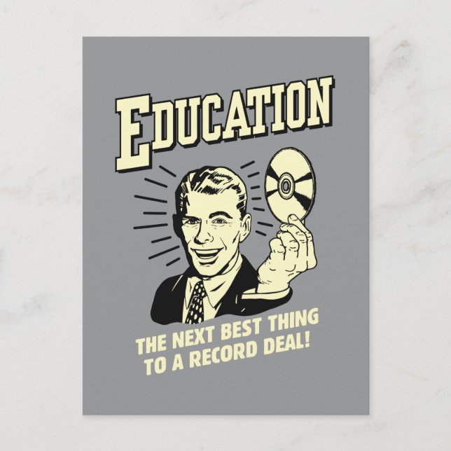 Carte Postale Éducation : Meilleur dossier (Devant)