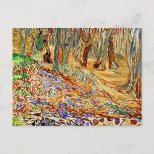 Carte Postale Edvard Munch - Forêt d'Elm au printemps