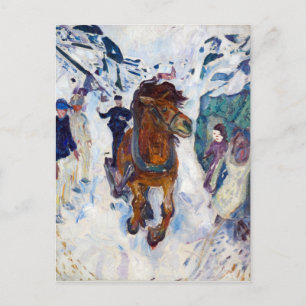 Carte Postale Edvard Munch Galloping Horse