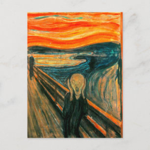 Carte Postale EDVARD MUNCH - Le cri 1893