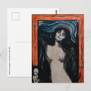 Carte Postale Edvard Munch - Madonna Lithographie