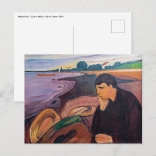 Carte Postale Edvard Munch - Melancholy 1894