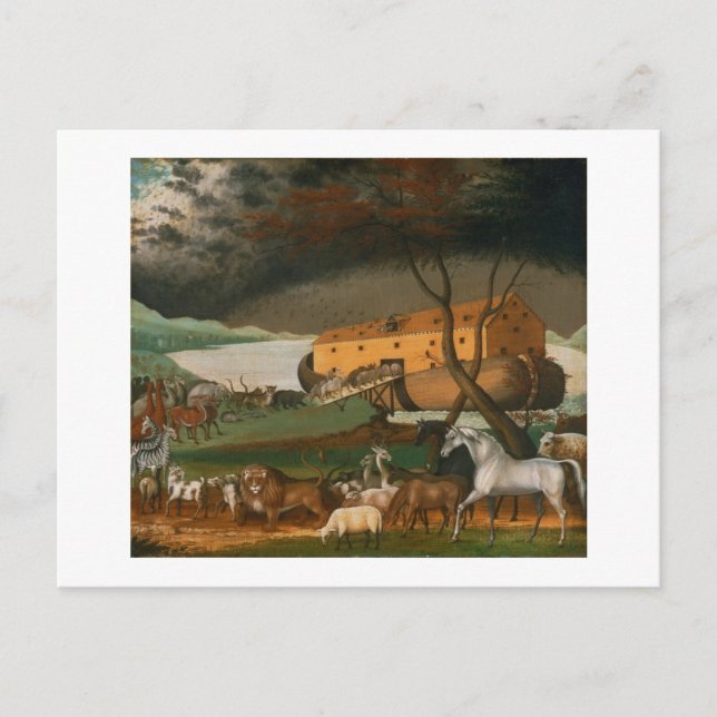 Carte Postale Edward Hicks - Arche de Noé (Devant)