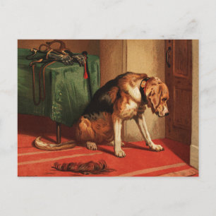 Carte Postale Edwin Henry Landseer   Suspense (1877)