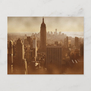 Carte Postale Effet photo endommagé New York