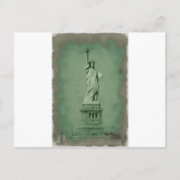 Effet photo endommagé Statue de la Liberté
