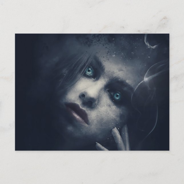 Carte postale Effrayant de la nuit d'Halloween (Devant)