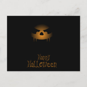 Carte postale Effrayant de la nuit d'Halloween