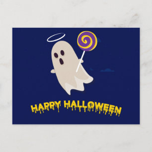 Carte postale Effrayant Halloween Night with Owls