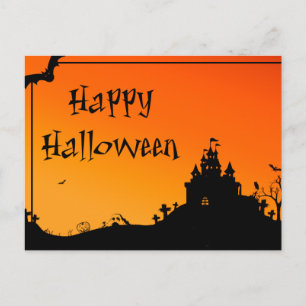 Carte postale Effrayant Halloween Night with Owls