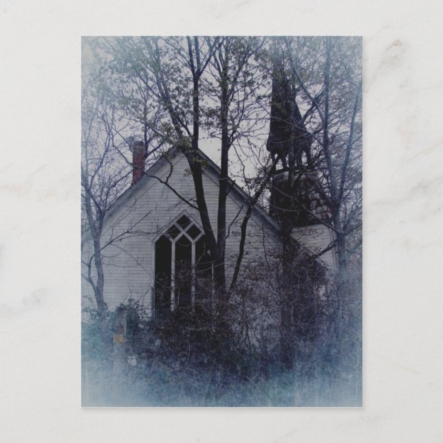 Carte Postale Église ancienne abandonnée (Devant)