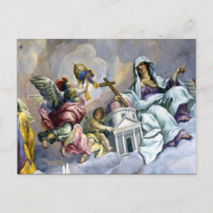 Carte Postale église baroque fresque
