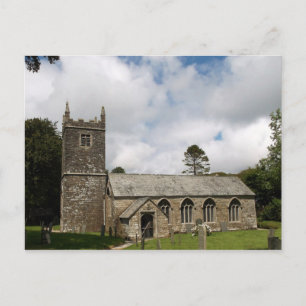 Carte Postale Église Braddock Cornouailles Angleterre