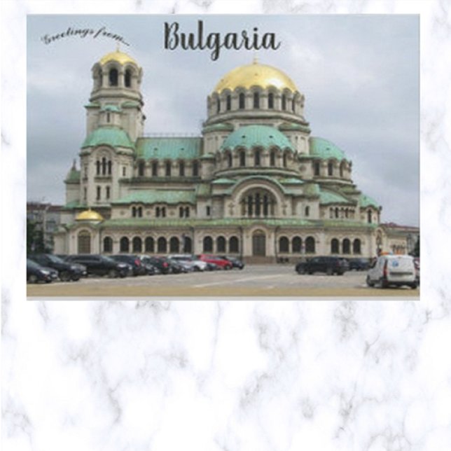 Carte Postale Église Cathédrale Alexandre Nevsky Sofia Bulgarie (Créateur téléchargé)