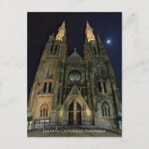 Carte Postale Église catholique de la cathédrale Architecture né
