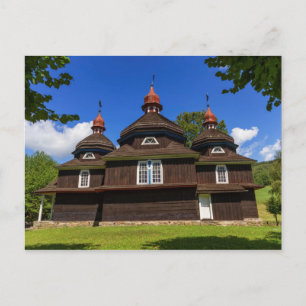 Carte Postale Église catholique grecque, Nizny Komarnik, Slovaqu