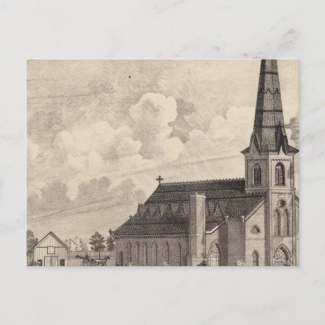 Carte Postale Église catholique Sainte-Marie (Devant)
