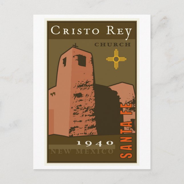 Carte Postale Église Cristo Rey (Devant)