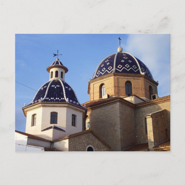 Carte Postale Église d'Altea (Devant)