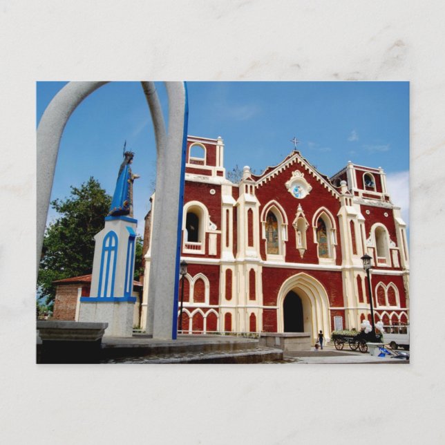 Carte Postale Église de Bantay, Ilocos Sur, Philippines (Devant)
