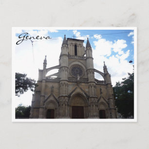 Carte Postale église de genève