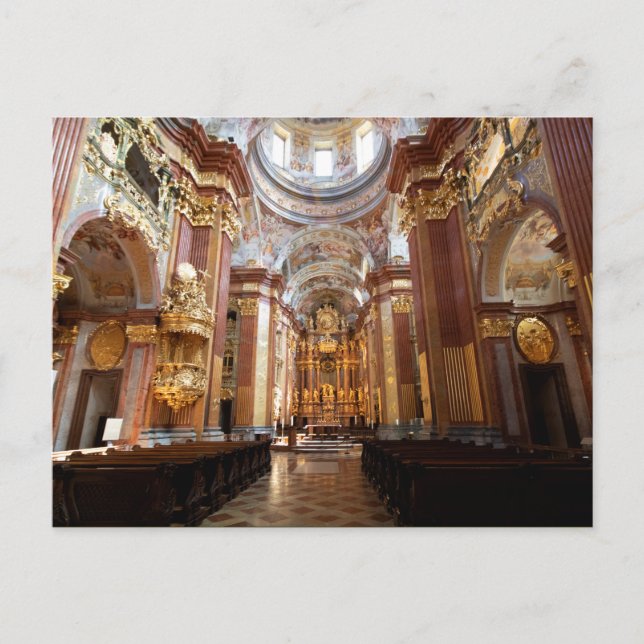 Carte Postale Église De L'Abbaye Melk, Basse-Autriche (Devant)