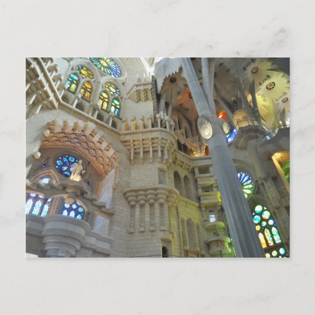 Carte Postale Église de Sagrada Familia de La (Devant)