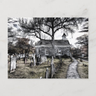 Carte Postale Église de Sleepy Hollow Art