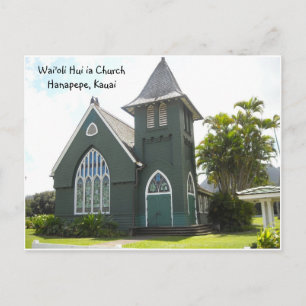 Carte Postale Église de Wai'oli Hui ia